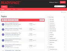 Tablet Screenshot of community.readyspace.com