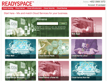 Tablet Screenshot of cloud.readyspace.com.hk